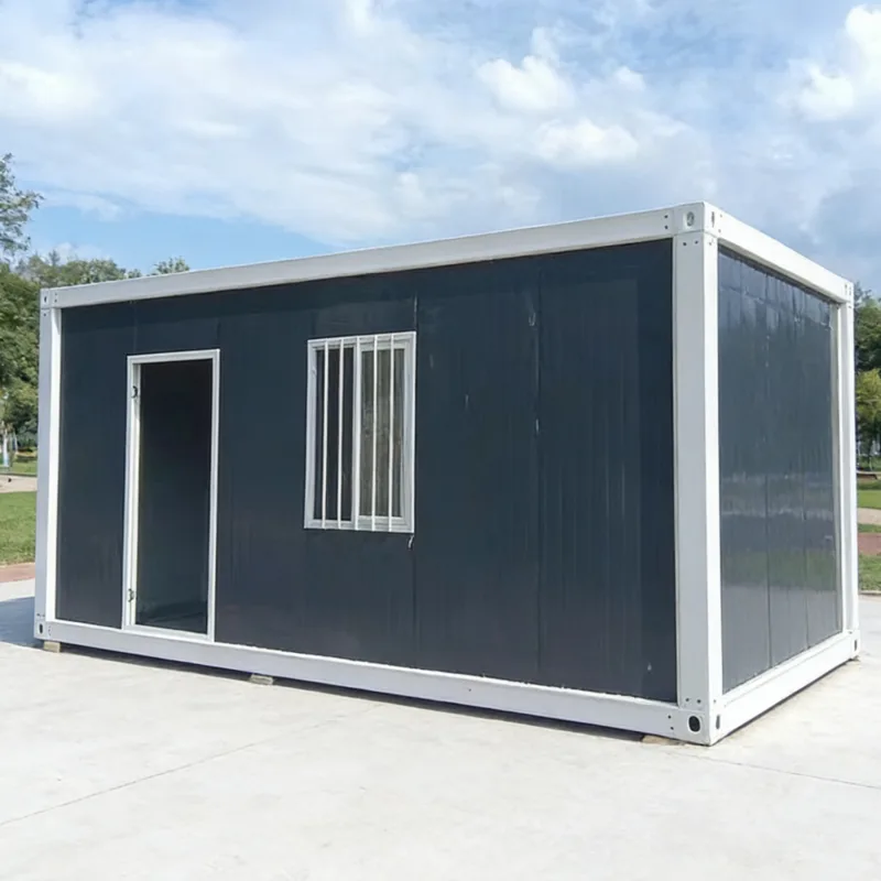 Office Furniture Modern - บ้านสำนักงานเคลื่อนที่ทรงสี่เหลี่ยมผืนผ้า อลูมิเนียม ถอดประกอบได้ กันฝน ทนทานต่อสภาพอากาศภายนอก ดีไซน์ทันสมัย