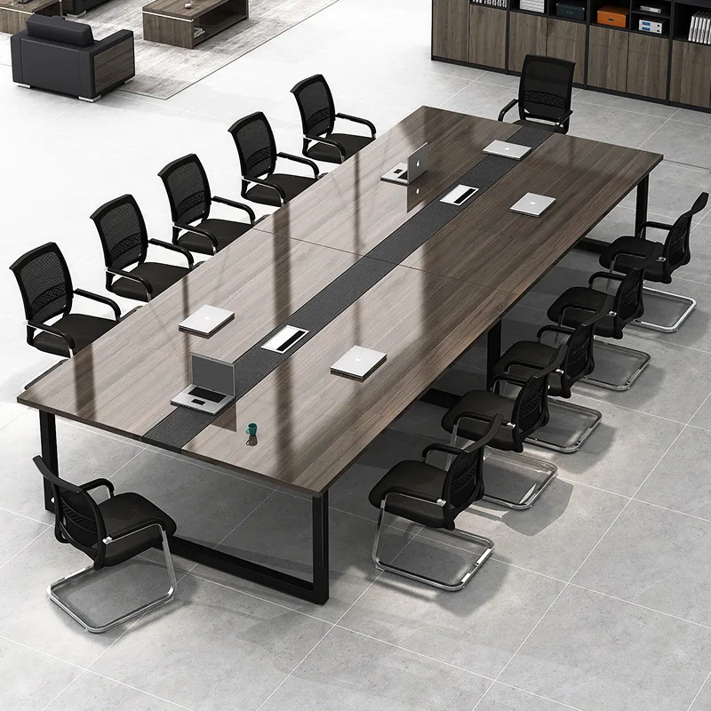 Office Furniture Modern - ชุดเฟอร์นิเจอร์สำนักงานสมัยใหม่ HYZ88 โต๊ะประชุม โต๊ะห้องประชุม โต๊ะทำงาน โต๊ะประชุมพร้อมเก้าอี้