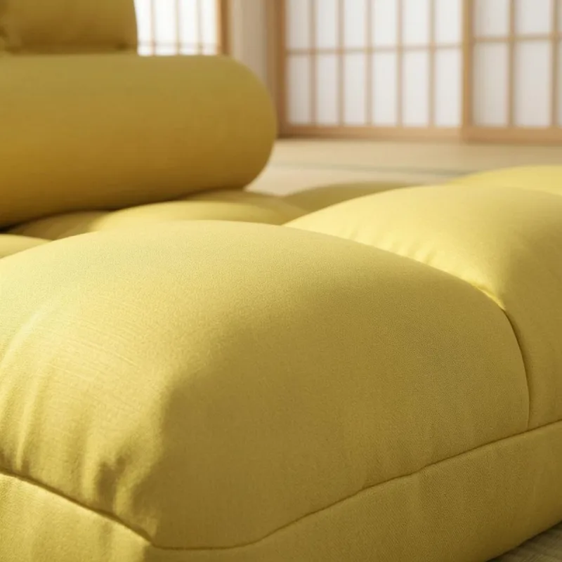 Office Furniture Home - เก้าอี้พักผ่อนแบบมีเบาะรองนั่ง หมอนรองหลังปรับได้ เฟอร์นิเจอร์สำหรับบ้าน พนักพิงสูง แบบเย็บติดกัน