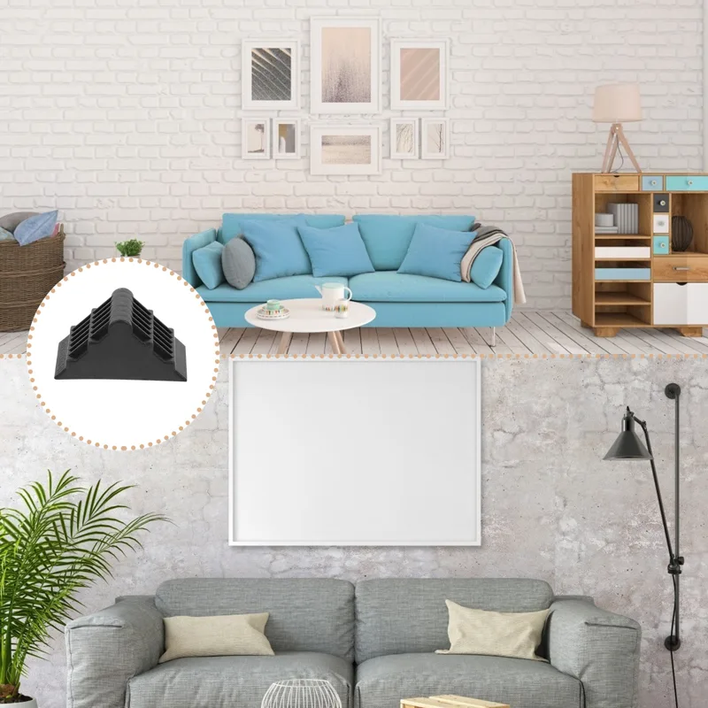 Office Furniture Home - แผ่นกันกระแทกมุมสำหรับเฟอร์นิเจอร์และงานศิลปะ 100 ชิ้น วัสดุ PP/PE หนา