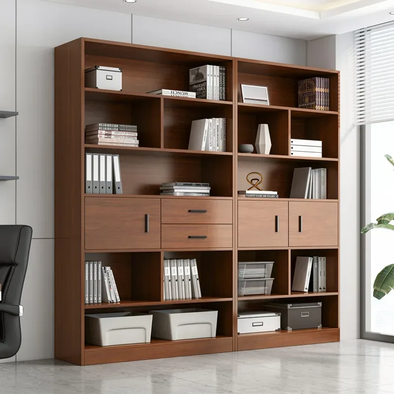 Office Furniture Filing Cabinets - ตู้เก็บเอกสารเหล็กสำนักงาน ปี 2026 ตู้เก็บข้อมูลไม้พร้อมชั้นวางแบบแบ่งชั้น วางชิดผนัง สำหรับใช้ในโรงยิม