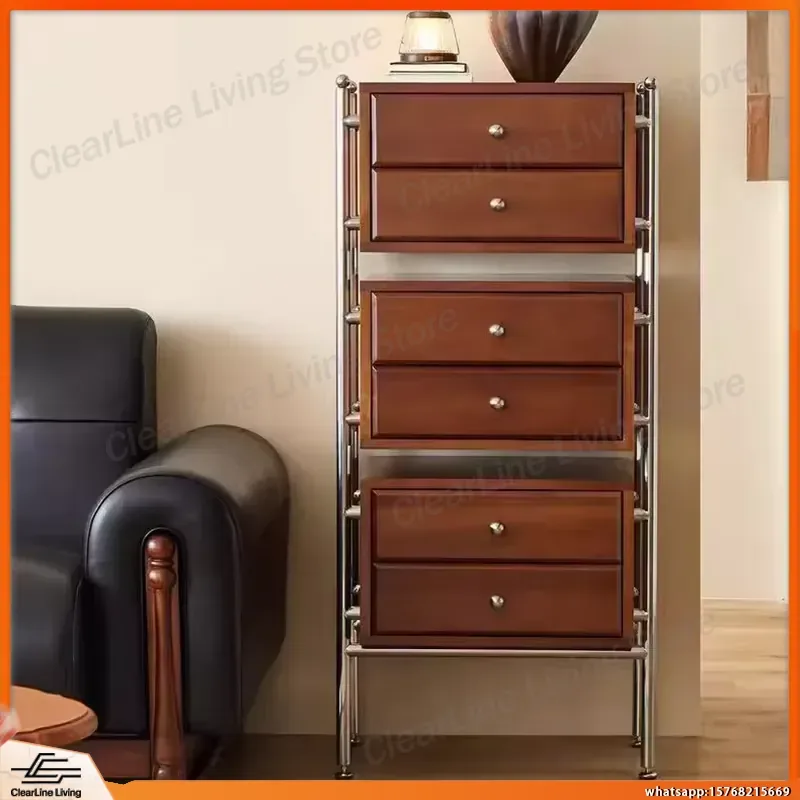 Office Furniture Filing Cabinets - ตู้เก็บของทรงสูงสไตล์นอร์ดิก วินเทจ ตู้เก็บของอเนกประสงค์สุดหรู ตู้เก็บเอกสารสำนักงาน เฟอร์นิเจอร์ห้องนั่งเล่น วูนคามเมอร์