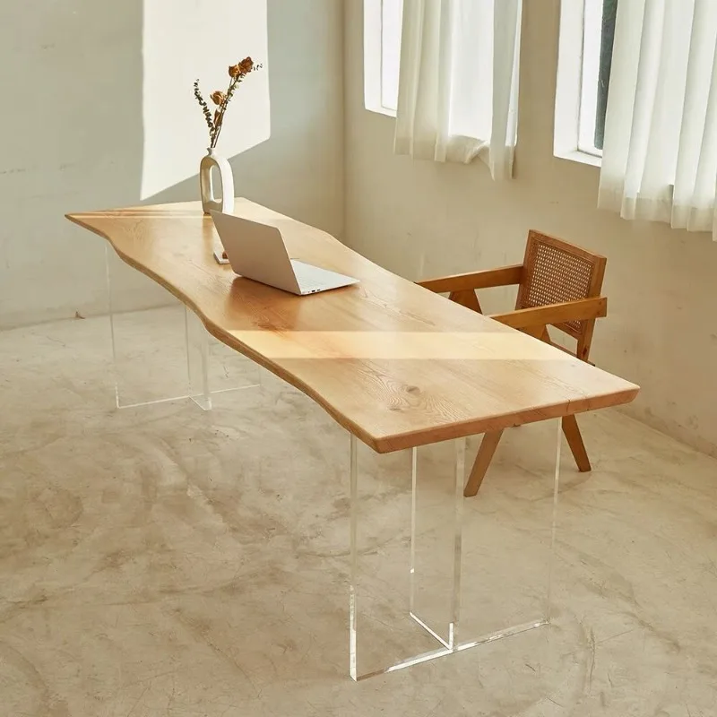 โต๊ะลอยอะคริลิคไม้เนื้อแข็งสไต - Office Furniture Modern บทวิจารณ์และราคา