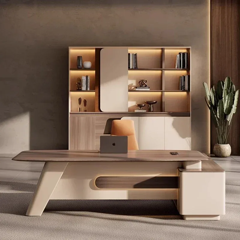 โต๊ะทำงานผู้บริหารทรงตัวแอล ดี - Office Furniture Filing Cabinets บทวิจารณ์และราคา