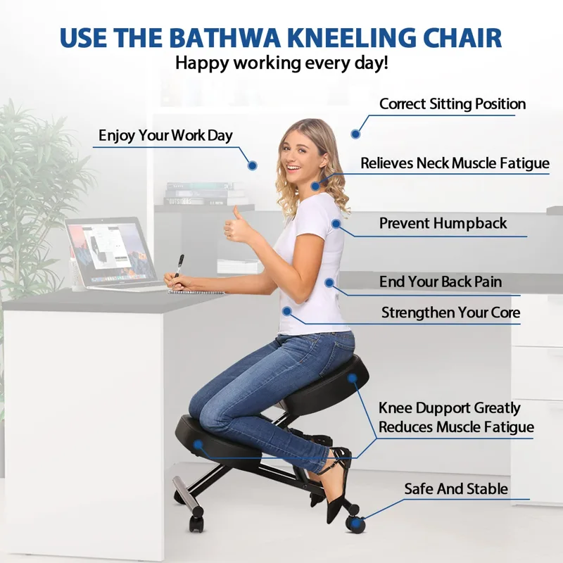 เก้าอี้นั่งคุกเข่าตามหลักสรีรศ - Office Furniture Home บทวิจารณ์และราคา