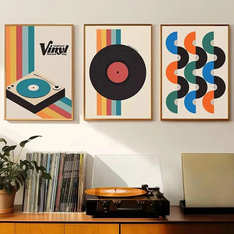 แผ่นเสียงไวนิลสไตล์มิดเซ็นจูรี - Office Furniture Home บทวิจารณ์และราคา
