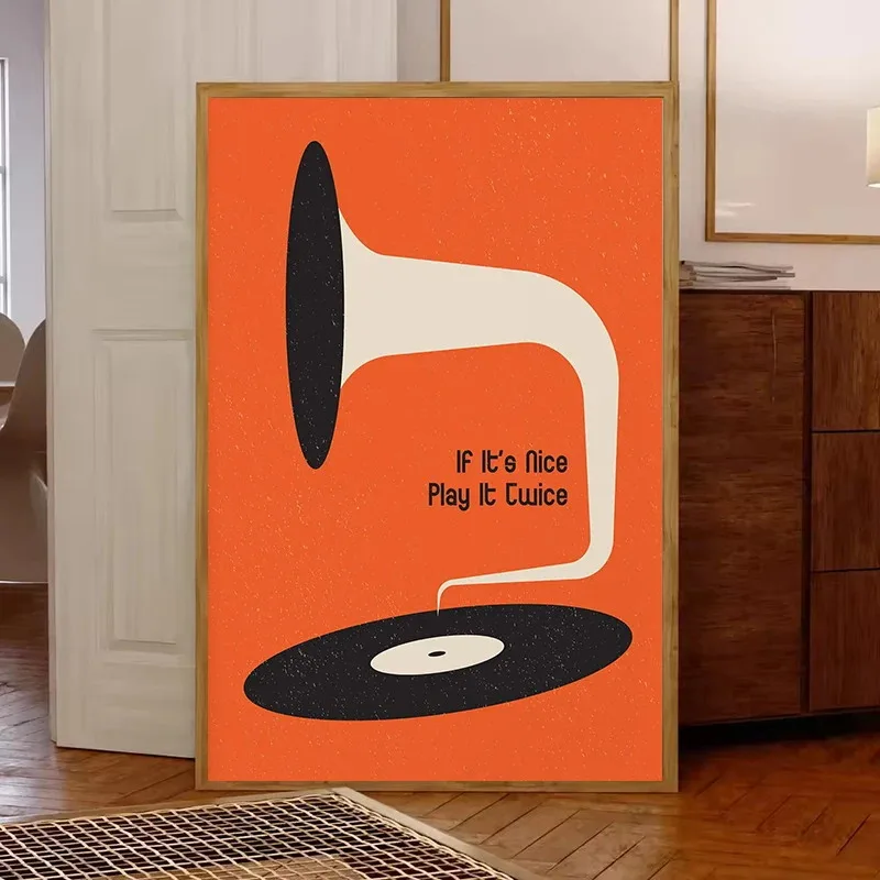 แผ่นเสียงไวนิลสไตล์มิดเซ็นจูรี - Office Furniture Home บทวิจารณ์และราคา