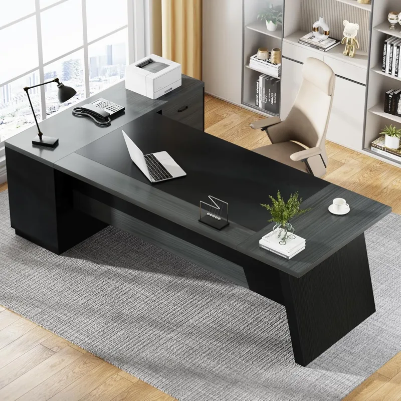 โต๊ะทำงานผู้บริหารรูปตัว L ขนา - Office Furniture Filing Cabinets บทวิจารณ์และราคา