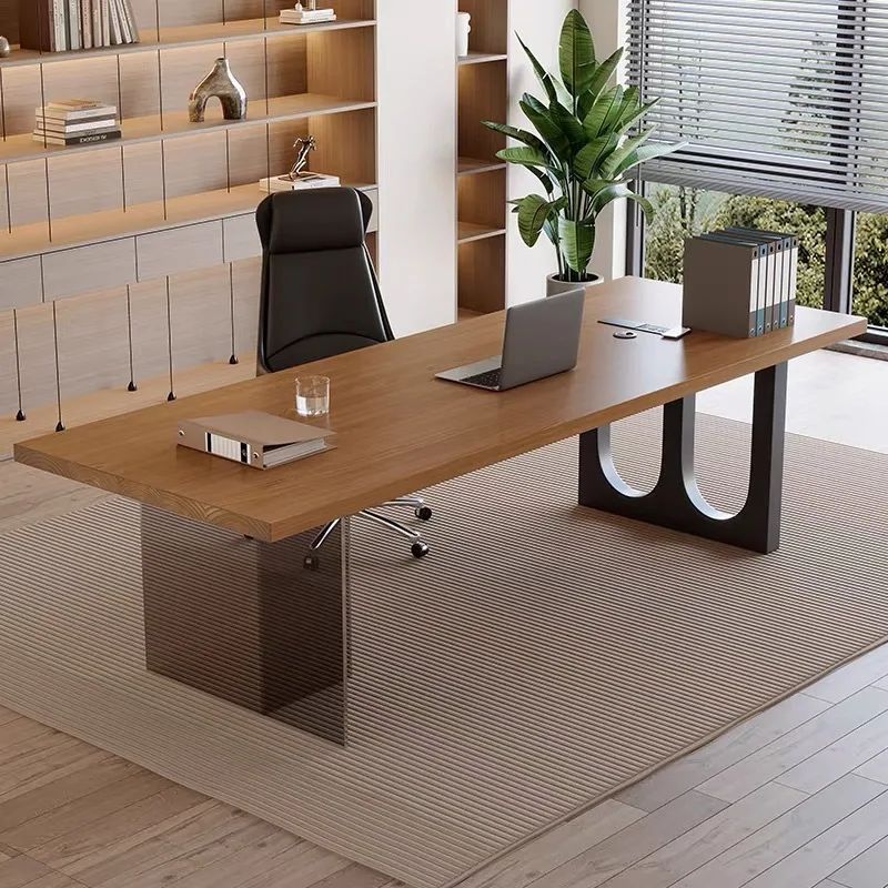 โต๊ะทำงานไม้ลอยน้ำอะคริลิกสไตล - Office Furniture Home บทวิจารณ์และราคา