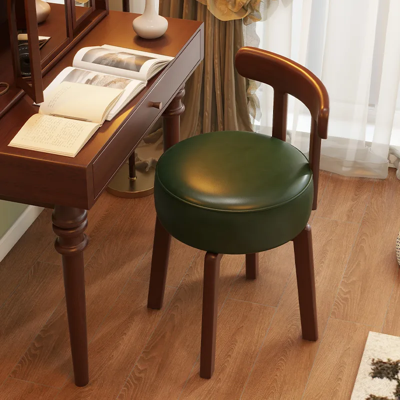 เก้าอี้แต่งตัวไม้เนื้อแข็งแบบห - Office Furniture Home บทวิจารณ์และราคา