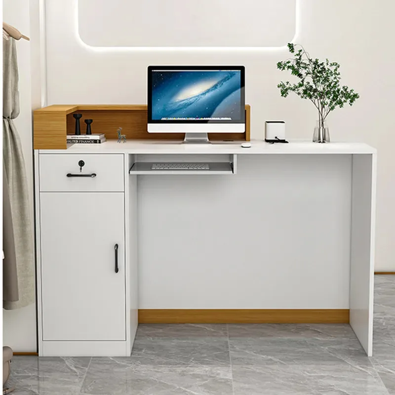 เคาน์เตอร์ต้อนรับโรงแรมไม้แบบก - Office Furniture Modern บทวิจารณ์และราคา