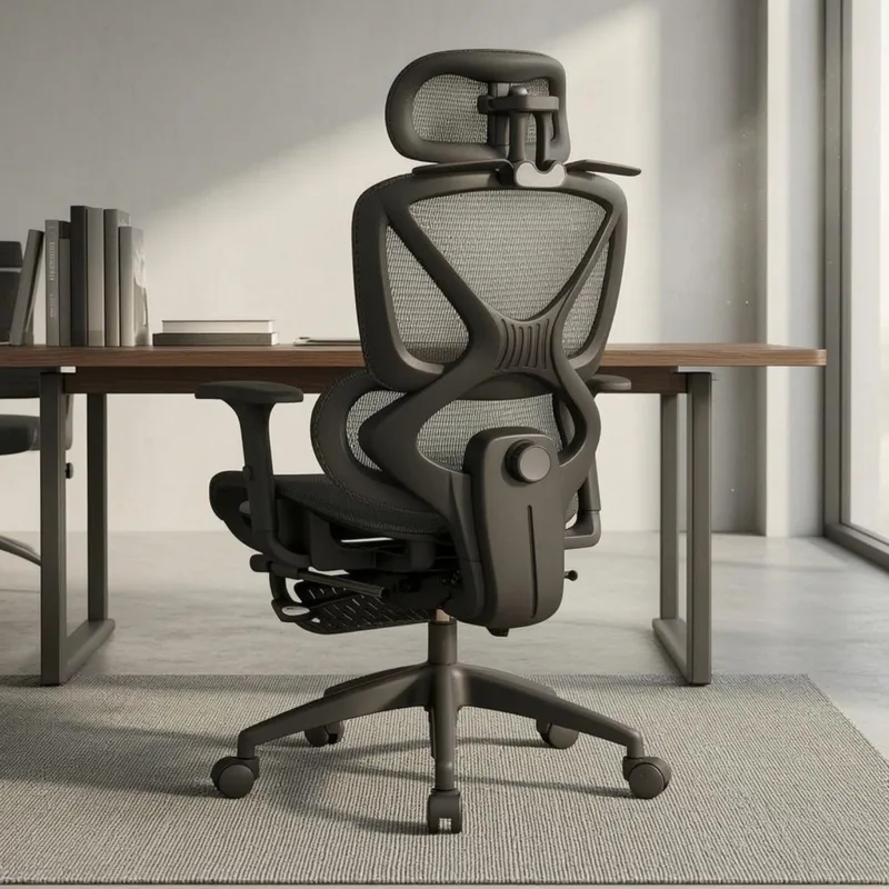 เก้าอี้หมุนพนักพิงสูงพร้อมที่ว - Office Furniture Modern บทวิจารณ์และราคา